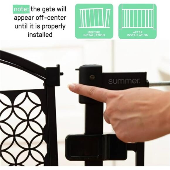 Multi-Use Decorative Extra Tall Safety Pet and Baby Gate,28.5'-48' Wide,36' Tall - Picture 6 of 7